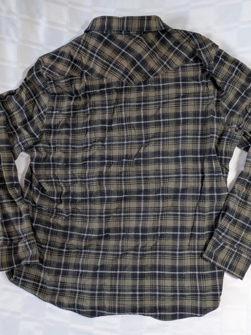 MEN'S WIND RIVER XL BUTTON UP FRONT COLLARED SHIRT LONG SLEEVE WARM WEAR MAN'S - Picture 15 of 15